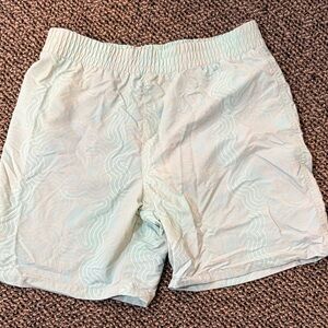 Columbia Kids Light Mint Green Swim Trunks